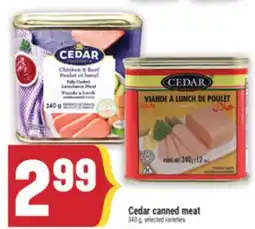 Marché Adonis Cedar canned meat offer