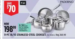 Canadian Tire Paderno 10 STAINLESS-STEEL COOKSET offer