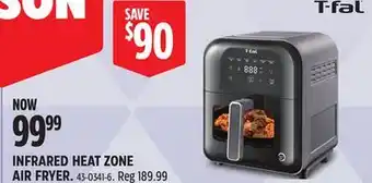 Canadian Tire T Fal INFRARED HEAT ZONE AIR FRYER offer
