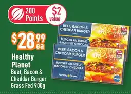 Healthy Planet Healthy Planet Beef, Bacon & Cheddar Burger offer