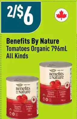 Healthy Planet Benefits By Nature Tomatoes Organic offer