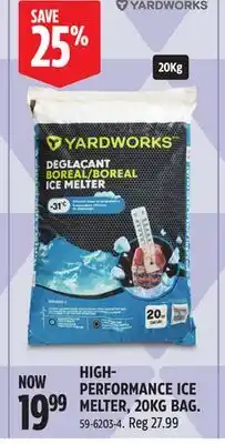 Canadian Tire Yardworks HIGH- PERFORMANCE ICE MELTER offer