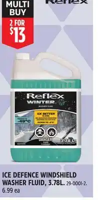Canadian Tire Reflex ICE DEFENCE WINDSHIELD WASHER FLUID offer