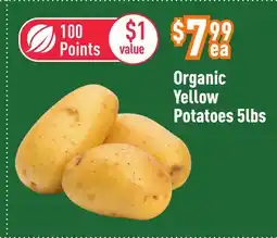 Healthy Planet Organic Yellow Potatoes offer
