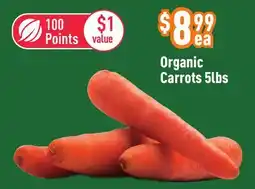 Healthy Planet Organic Carrots offer