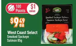 Healthy Planet West Coast Select Smoked Sockeye Salmon offer