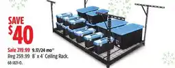 Canadian Tire 8´ x 4´ Ceiling Rack offer