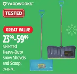 Canadian Tire Yardworks Selected Heavy-Duty Snow Shovels and Scoop offer