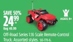 Canadian Tire Off-Road Series 1:16 Scale Remote-Control Truck offer