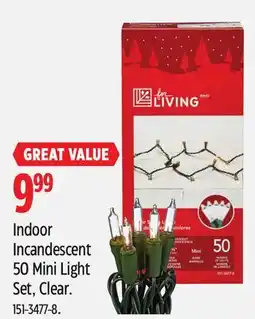 Canadian Tire Indoor Incandescent 50 Mini Light Set, Clear offer