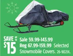 Canadian Tire Selected Snowmobile Covers offer