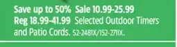 Canadian Tire NOMA Selected Outdoor Timers and Patio Cords offer