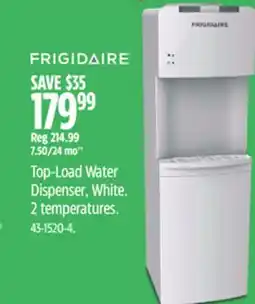 Canadian Tire Frigidaire Top-Load Water Dispenser offer