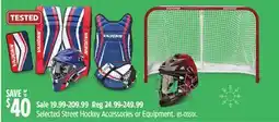 Canadian Tire Selected Street Hockey Accessories or Equipment offer