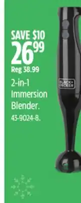 Canadian Tire Immersion Blender offer