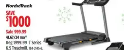Canadian Tire Nordictrack T Series 6.5 Treadmill offer