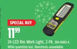 Canadian Tire 24-LED Rec Work Light, 2-Pk offer