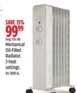 Canadian Tire NOMA Mechanical Oil-Filled Radiator offer