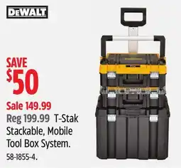 Canadian Tire Stackable, Mobile Tool Box System offer