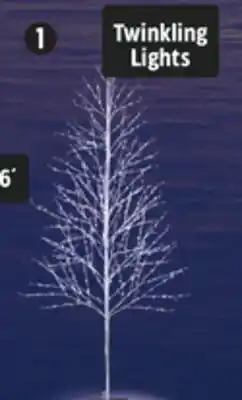 Canadian Tire CANVAS Silver Jewelled Tree offer