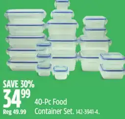 Canadian Tire SnapLock 40-Pc Food Container Set offer