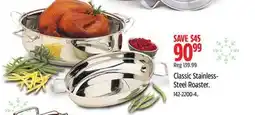 Canadian Tire PADERNO Classic Stainless- Steel Roaster offer