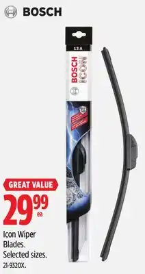 Canadian Tire Icon Wiper Blades offer