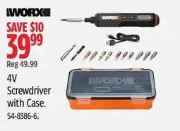Canadian Tire 4V Screwdriver with Case offer