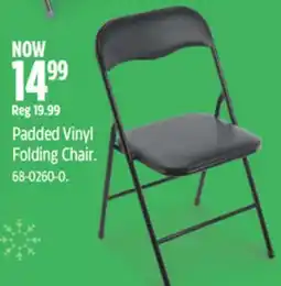 Canadian Tire For-living Padded Vinyl Folding Chair offer