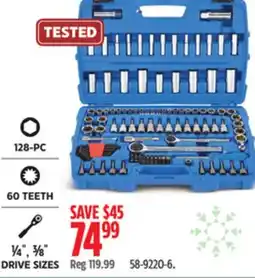 Canadian Tire Mastercraft DRIVE SIZES offer