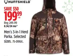 Canadian Tire Men's 3-in-1 Herd Parka. Selected offer