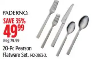Canadian Tire PADERNO 20-Pc Pearson Flatware Set offer