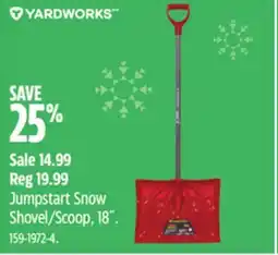 Canadian Tire Yardworks Jumpstart Snow Shovel/Scoop, 18 offer