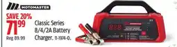 Canadian Tire MOTOMASTER Classic Series 8/4/2A Battery Charger offer