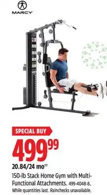 Canadian Tire Marcy 50-lb Stack Home Gym with Multi- Functional Attachments offer