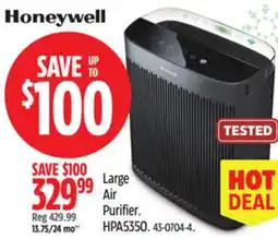 Canadian Tire Large Air Purifier. HPA5350 offer