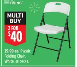 Canadian Tire Plastic Folding Chair offer