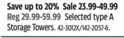Canadian Tire Selected type A Storage Towers offer