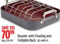 Canadian Tire PADERNO Roaster with Floating and Foldable Rack offer
