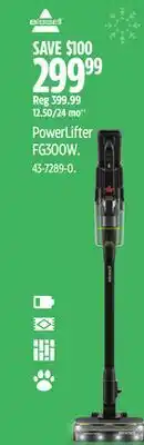 Canadian Tire Bissell PowerLifter FG300W offer