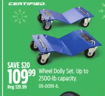 Canadian Tire Certified Wheel Dolly Set offer