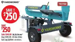 Canadian Tire Yardworks 25-Ton 224cc Gas Log Splitter offer