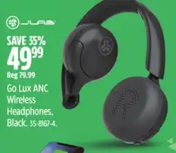 Canadian Tire Go Lux ANC Wireless Headphones, Black offer
