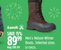 Canadian Tire Men's Nelson Winter Boots. Selected sizes offer