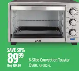 Canadian Tire MASTER Chef 6-Slice Convection Toaster Oven offer
