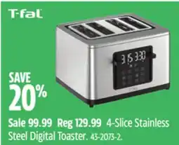 Canadian Tire 4-Slice Stainless Steel Digital Toaster offer