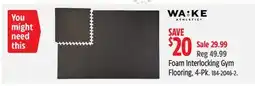 Canadian Tire Wa:ke Athletic Foam Interlocking Gym Flooring offer