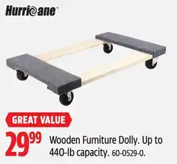 Canadian Tire Hurricane Wooden Furniture Dolly offer