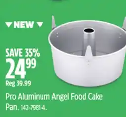 Canadian Tire Paderno Pro Aluminum Angel Food Cake Pan offer