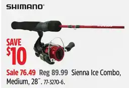 Canadian Tire Shimano Sienna Ice Combo, Medium, 28˝ offer